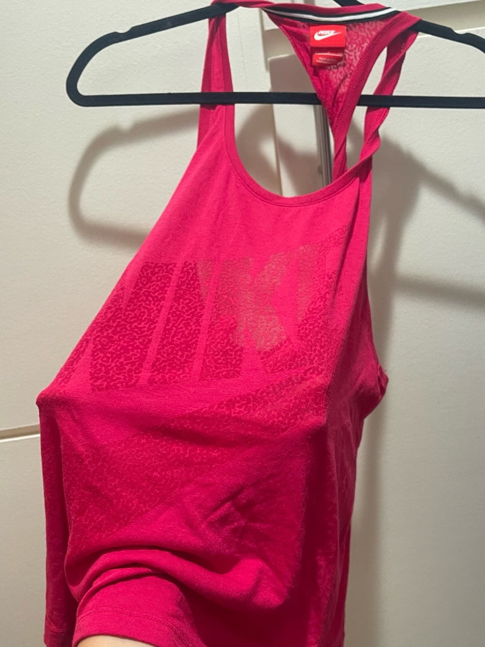 Nike Women's Hot Pink Racerback Tank